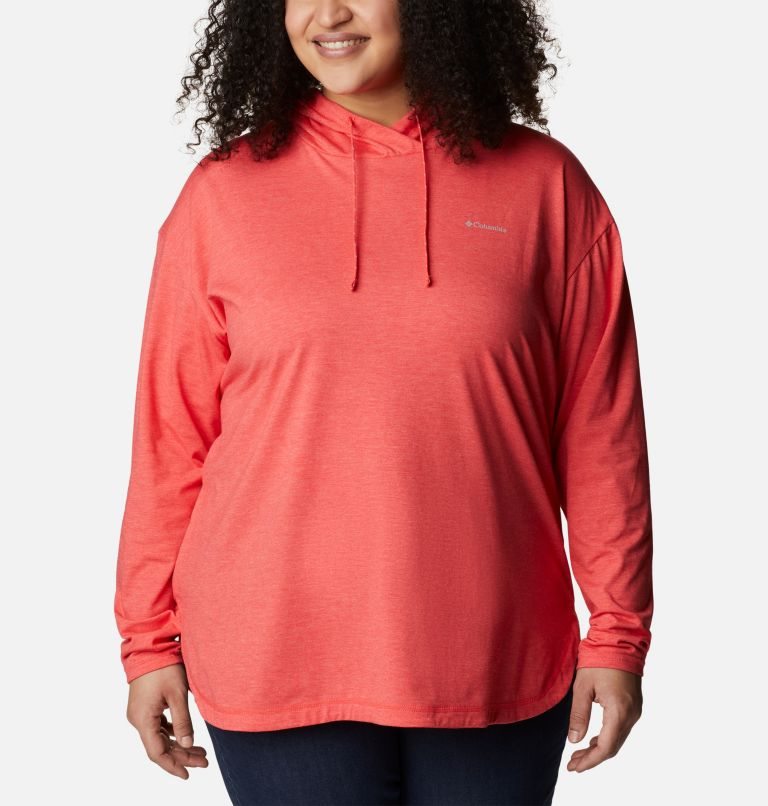 Columbia Sun Trek Pullover Hettegensere Dame Rød | Plus Size 17903V